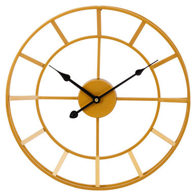 Kent 40cm Dia Small Gold Finish Metal Wall Clock