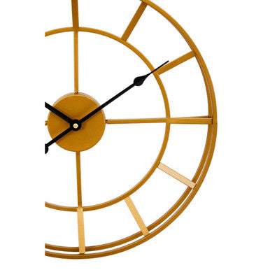 Kent 40cm Dia Small Gold Finish Metal Wall Clock