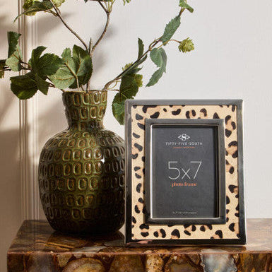 5 X 7 Leopard Design Photo Frame | Kensington Townhouse