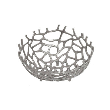 Silver Finish Bowl | Prato