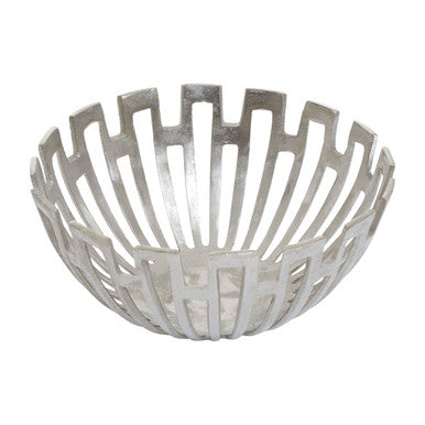 Small Silver Finish Bowl | Delphi
