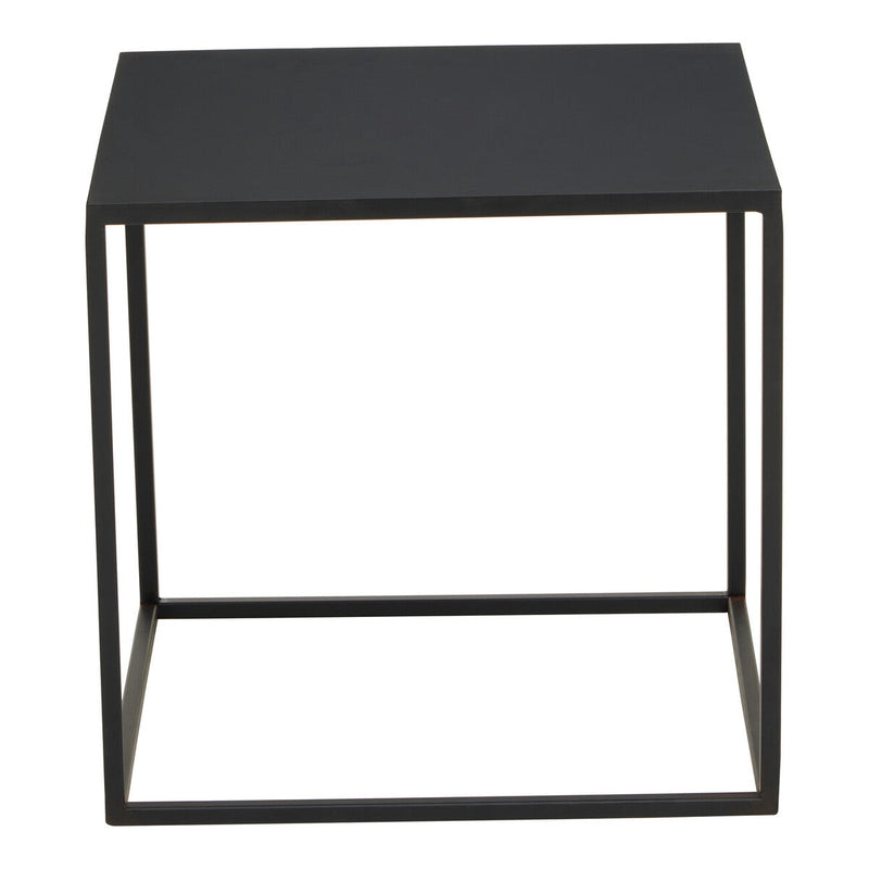 Three Piece Black and White Ombre Coffee Table Set with Slim Metal Frame | Ramus