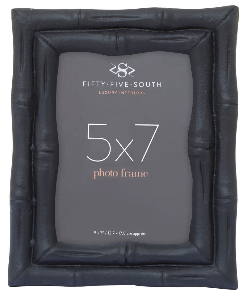 5 X 7 Black Finish Bamboo Effect Photo Frame | Hiba