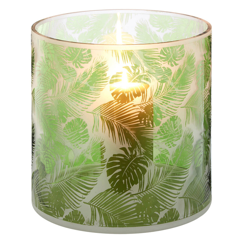 Medium Hurricane Candle Holder | Botanical