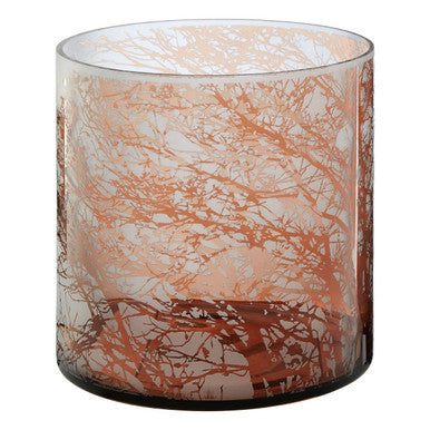 Medium Glass Hurricane Candle Holder | Branch