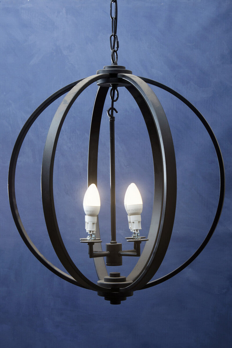 Black Metallic Pendant Light | Censer