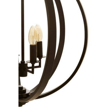 Black Metallic Pendant Light | Censer