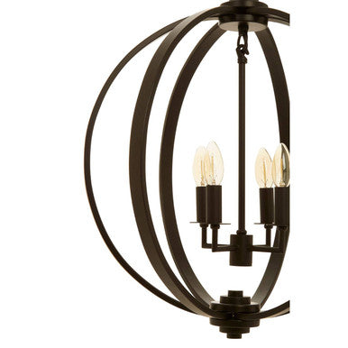 Black Metallic Pendant Light | Censer
