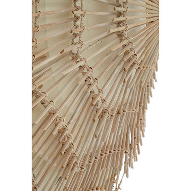 Medium Woven Rattan Wall Light | Hestina