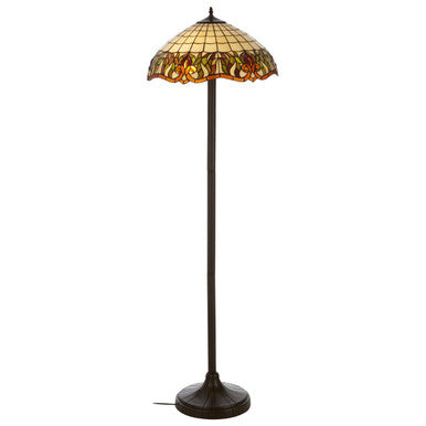 Tiffany Umbrella Shade Floor Lamp | Wisteria