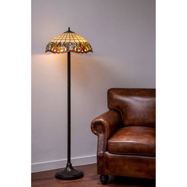 Tiffany Umbrella Shade Floor Lamp | Wisteria