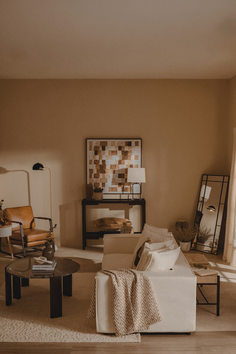 Floor Lamp with Black Shade | Murdoch