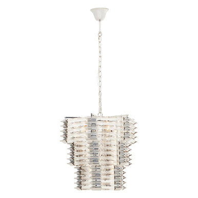 3 Tier Glass Statement Pendant Light | Karli