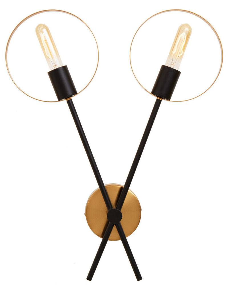 Two Bulb Ring Wall Light | Trieste