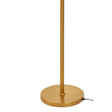 Brass Finish Three Bulb Floor Lamp | Abira