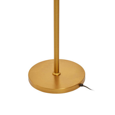 Brass Finish Three Bulb Floor Lamp | Abira