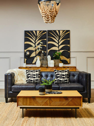Wooden Beads Chandelier | Lapiz