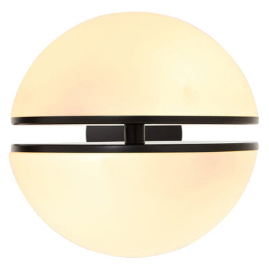 Matt Black Ball Wall Light | Abira