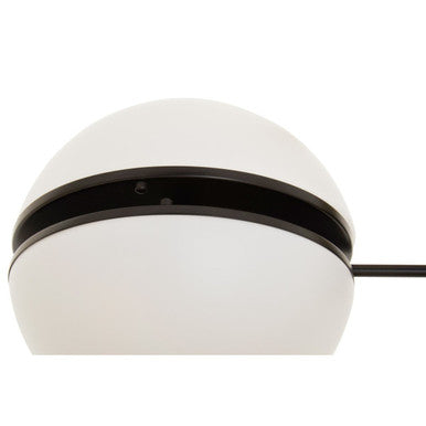 Matt Black Ball Wall Light | Abira
