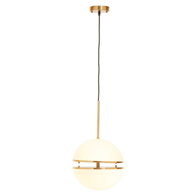 Brushed Brass Pendant Light | Abira
