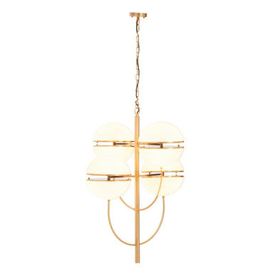 Four Ball Brass Pendant Light | Abira