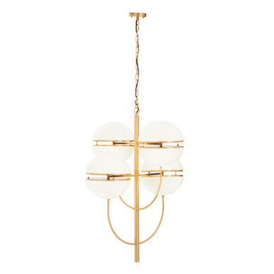 Four Ball Brass Pendant Light | Abira