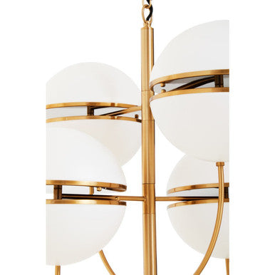 Four Ball Brass Pendant Light | Abira