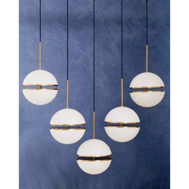 Five Ball Brass Pendant Light | Abira