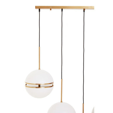 Five Ball Brass Pendant Light | Abira