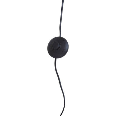 Black Marble and Brass 5 Bulb Floor Lamp | Abira