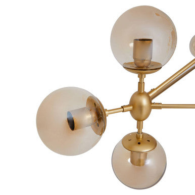 Gold 10 Arm Pendant Light | Abira