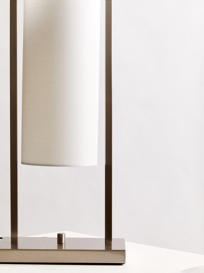 Atkins Nickel Finish Table Lamp