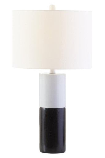 Black and White Marble Table Lamp | Eben
