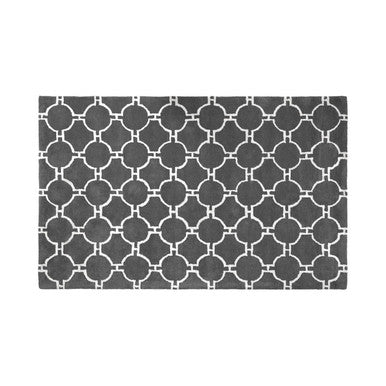 Kensington Townhouse Large Grey Hand Woven Rug | Bosie