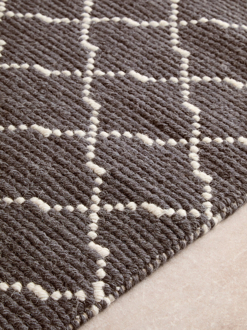 Bosie Large Diamond Lattice Rug | Kensington Townhouse