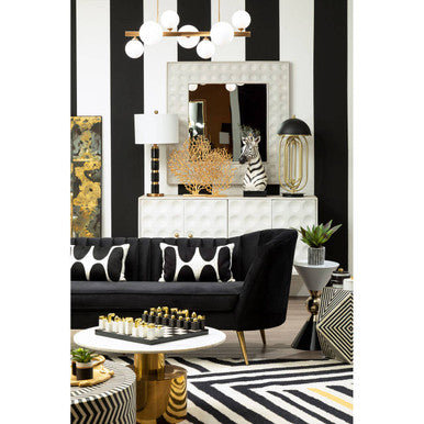 Bosie Black and White Rug | Villon