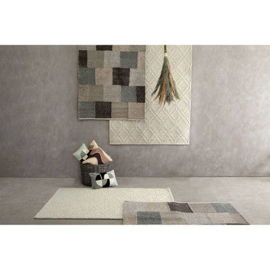 Bosie Small Geometric Ivory Rug | Jango