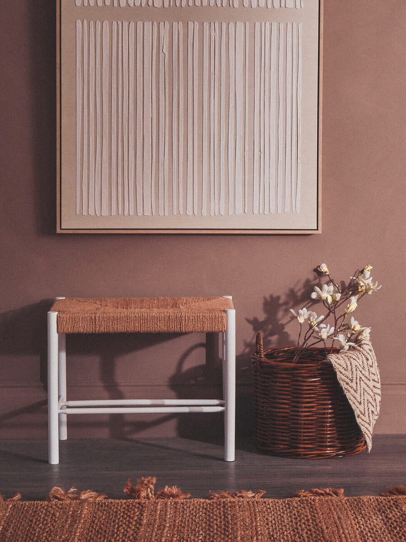 Brown Rattan Storage Baskets- Set of 3 | Argento