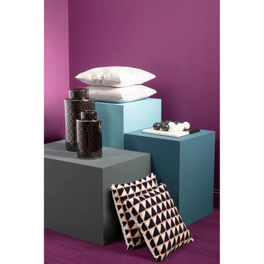 Bosie Silver Snake Effect Cushion | Kensington Townhouse
