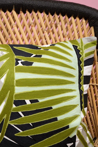 Botanical Green Cushion | Bosie Ozella