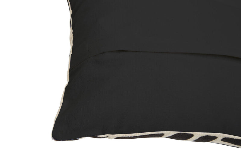 Natural and Black Rectangular Cushion | Bosie Ozella