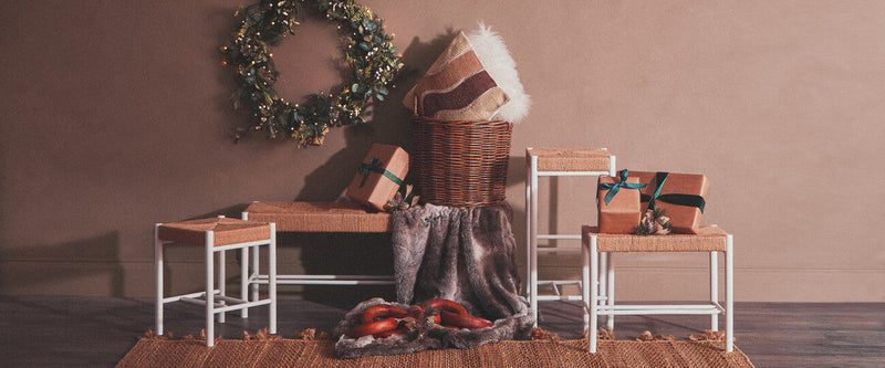 Natural Assorted Colour Cushion | Bosie Ozella