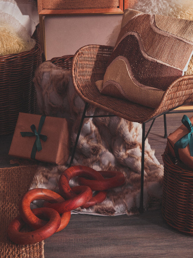 Natural Assorted Colour Cushion | Bosie Ozella