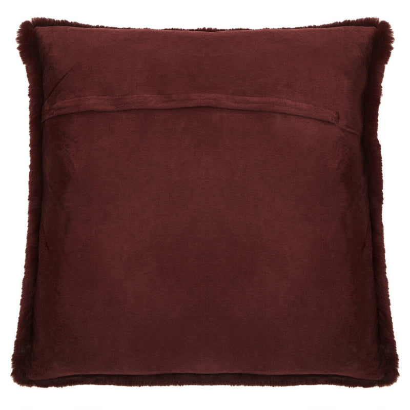 Bosie Red Wine Square Cushion | Lamina
