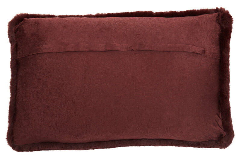 Bosie Red Wine Rectangular Cushion | Lamina