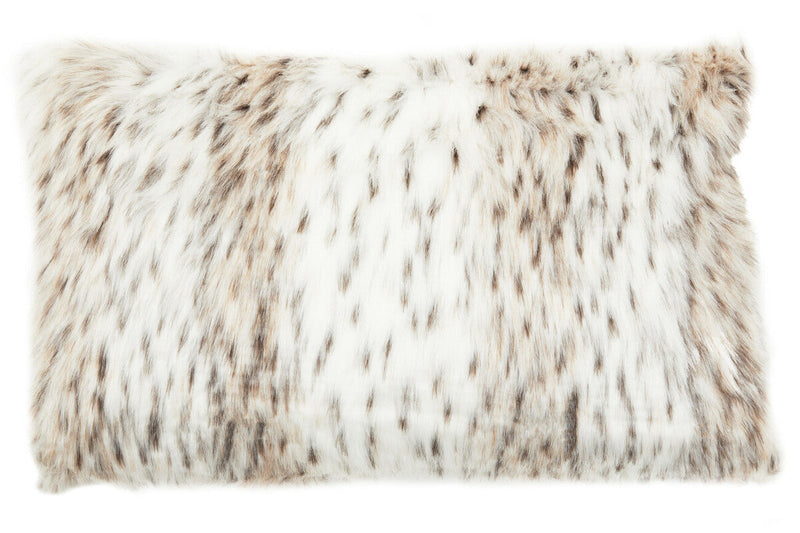 Bosie Animal Print Rectangular Fur Cushion | Lamina