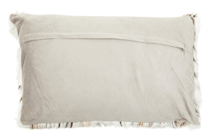 Bosie Animal Print Rectangular Fur Cushion | Lamina