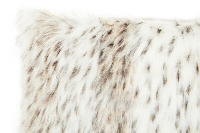 Bosie Animal Print Rectangular Fur Cushion | Lamina