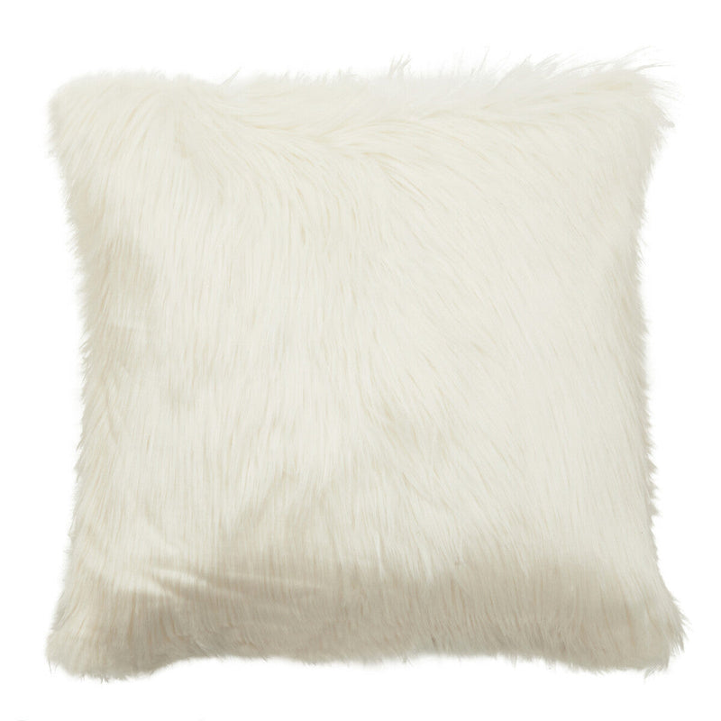 Bosie Cream Square Fur Cushion | Lamina