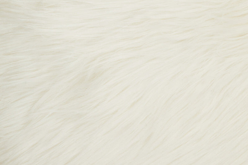 Bosie Cream Square Fur Cushion | Lamina